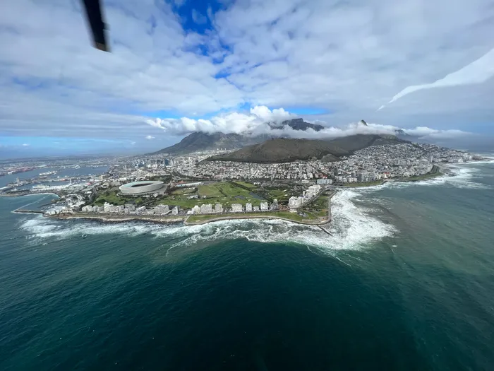 Cape Town by helicopter